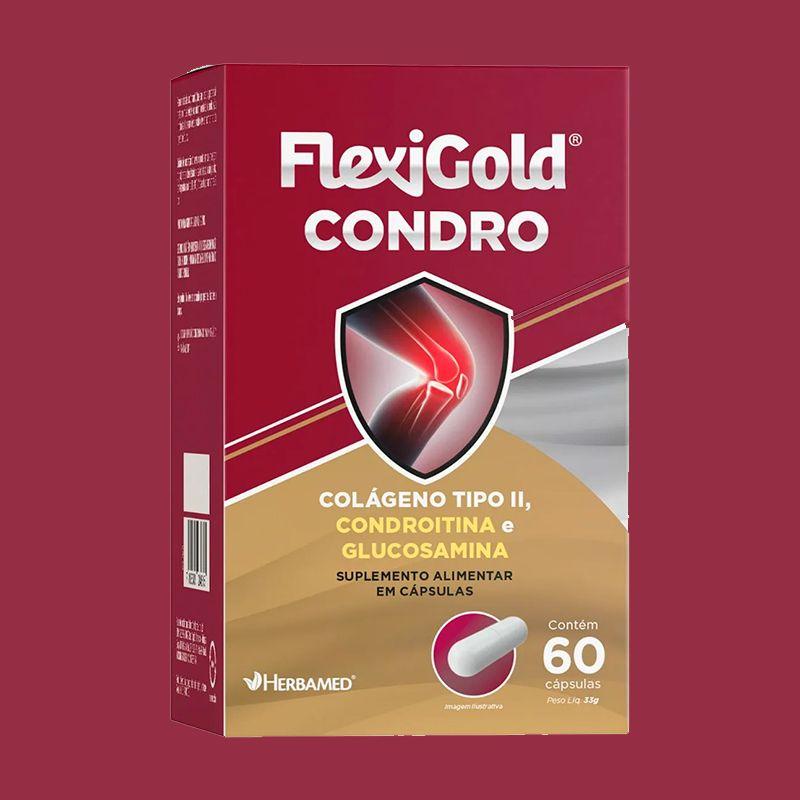 Suplemento Alimentar Flexigold Condro 60 Capsulas - Herbamed